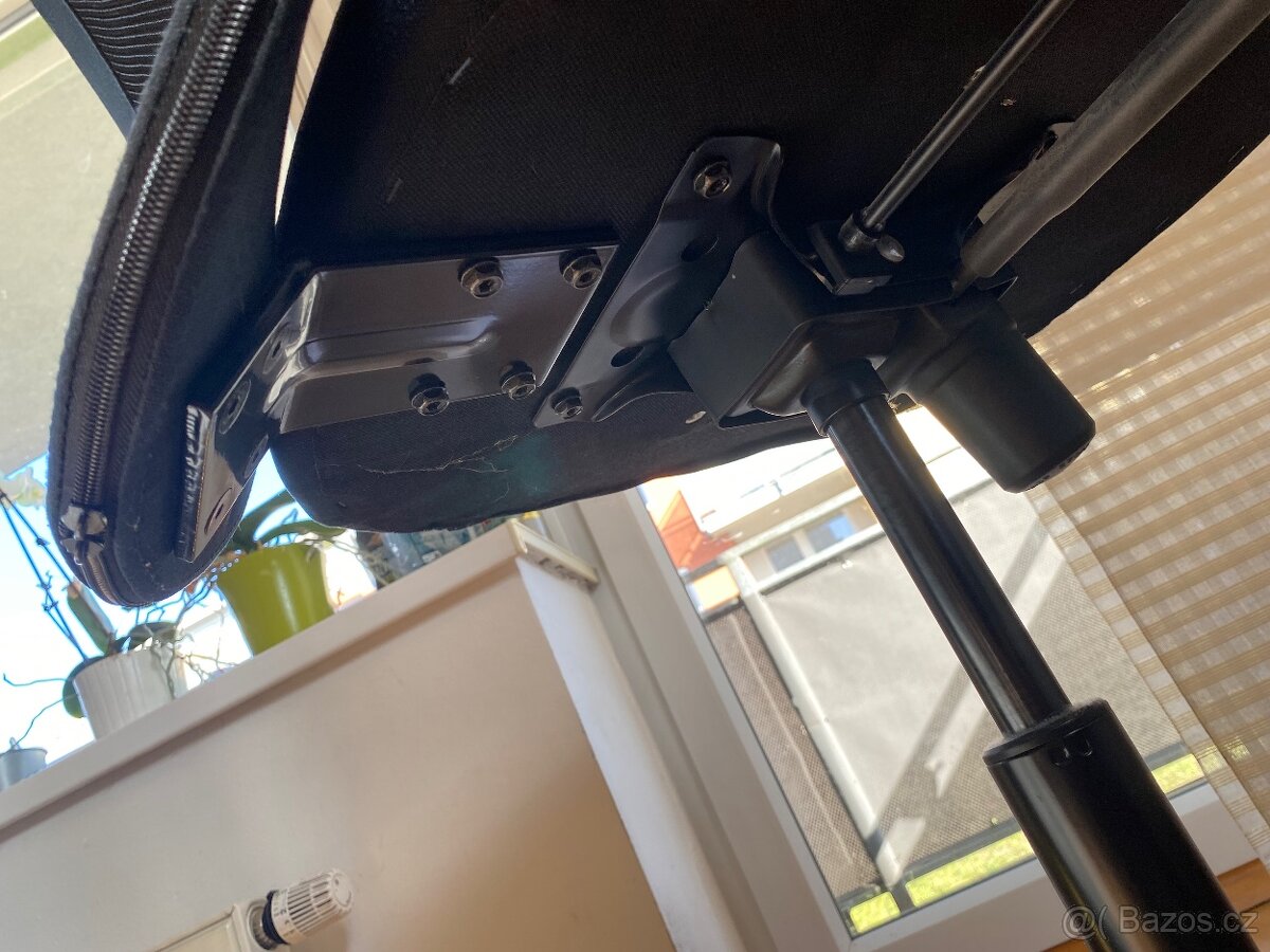 Kancelářská židle, černá - 4