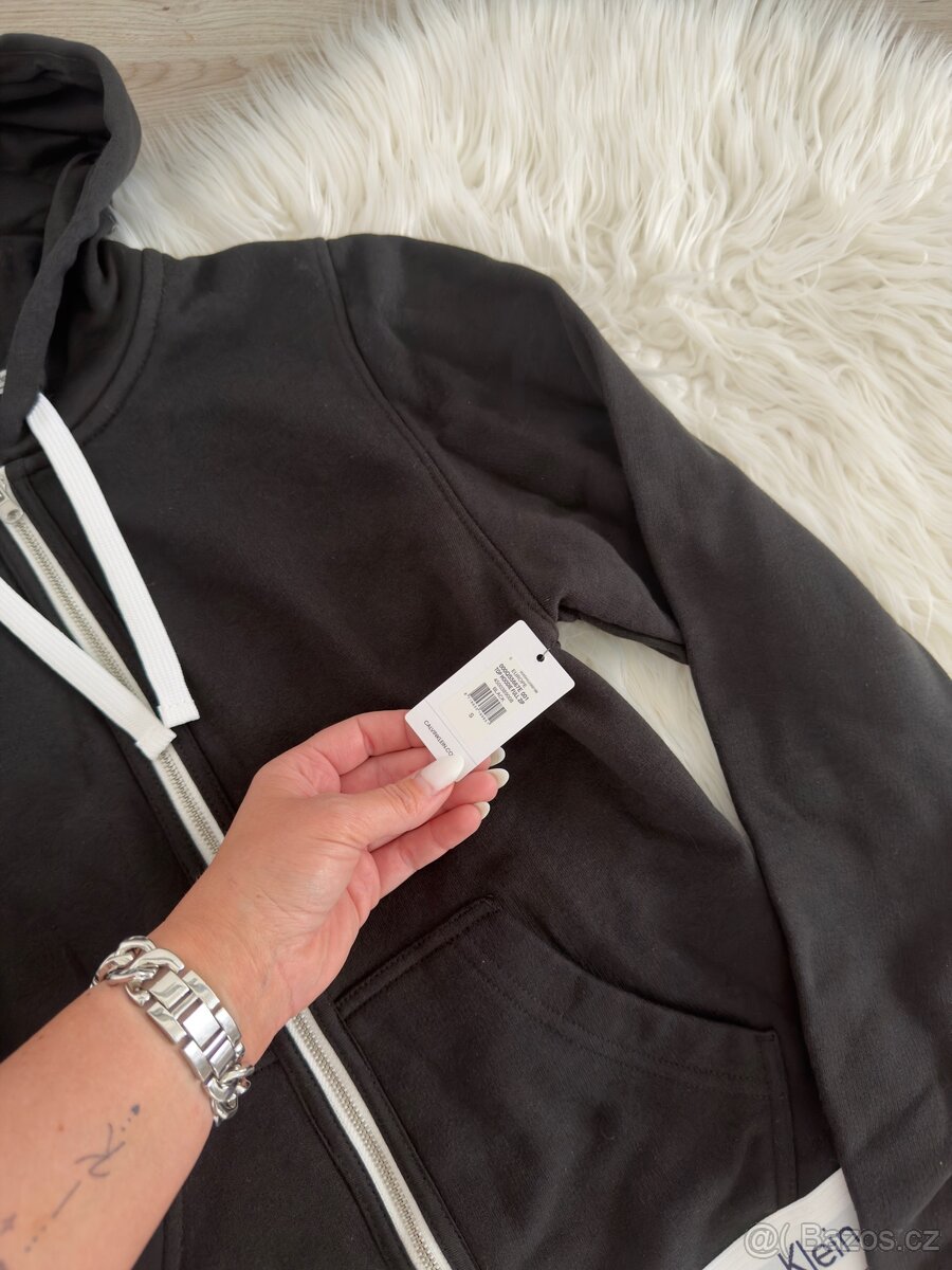 Dámská, černá mikina Calvin Klein - 4