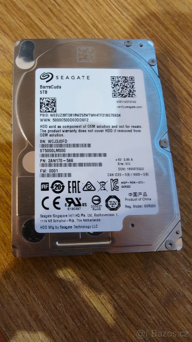Seagate BarraCuda 5TB SATA - 4