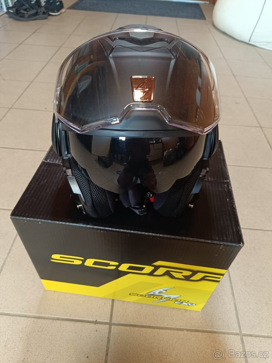 Motocyklová přilba Scorpion EXO -TECH EVO solid černá - 4