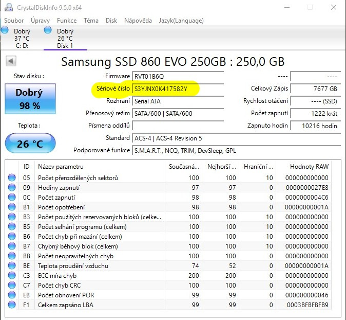 Samsung 860 EVO - 2,5" - SATA - 250GB - 4