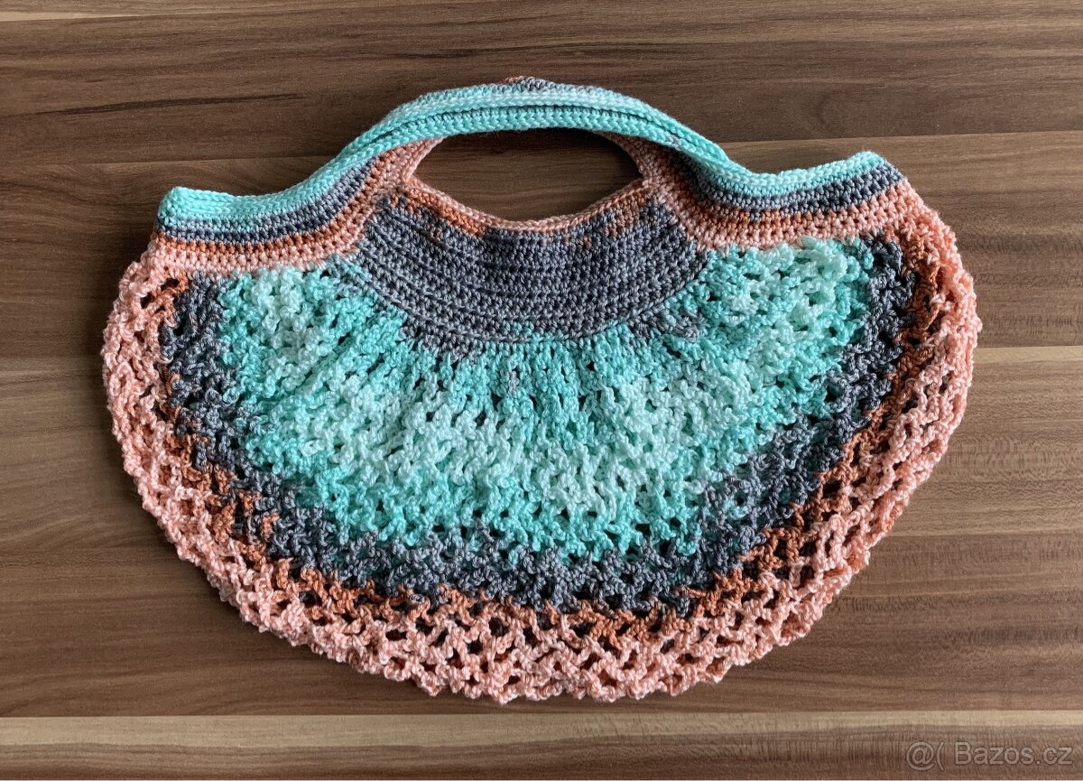 Háčkované melírované síťovky - doprava zdarma - 4