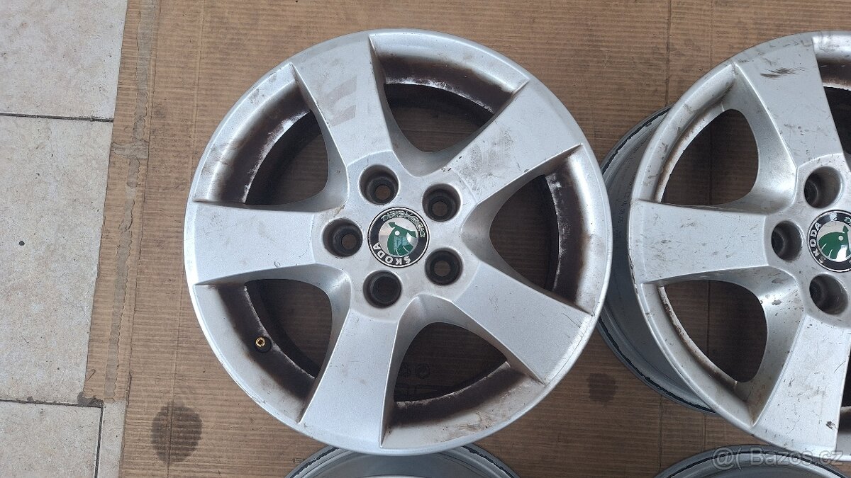 Alu kola Škoda 14" 5x100 6J ET43 Fabia VW Seat - 4