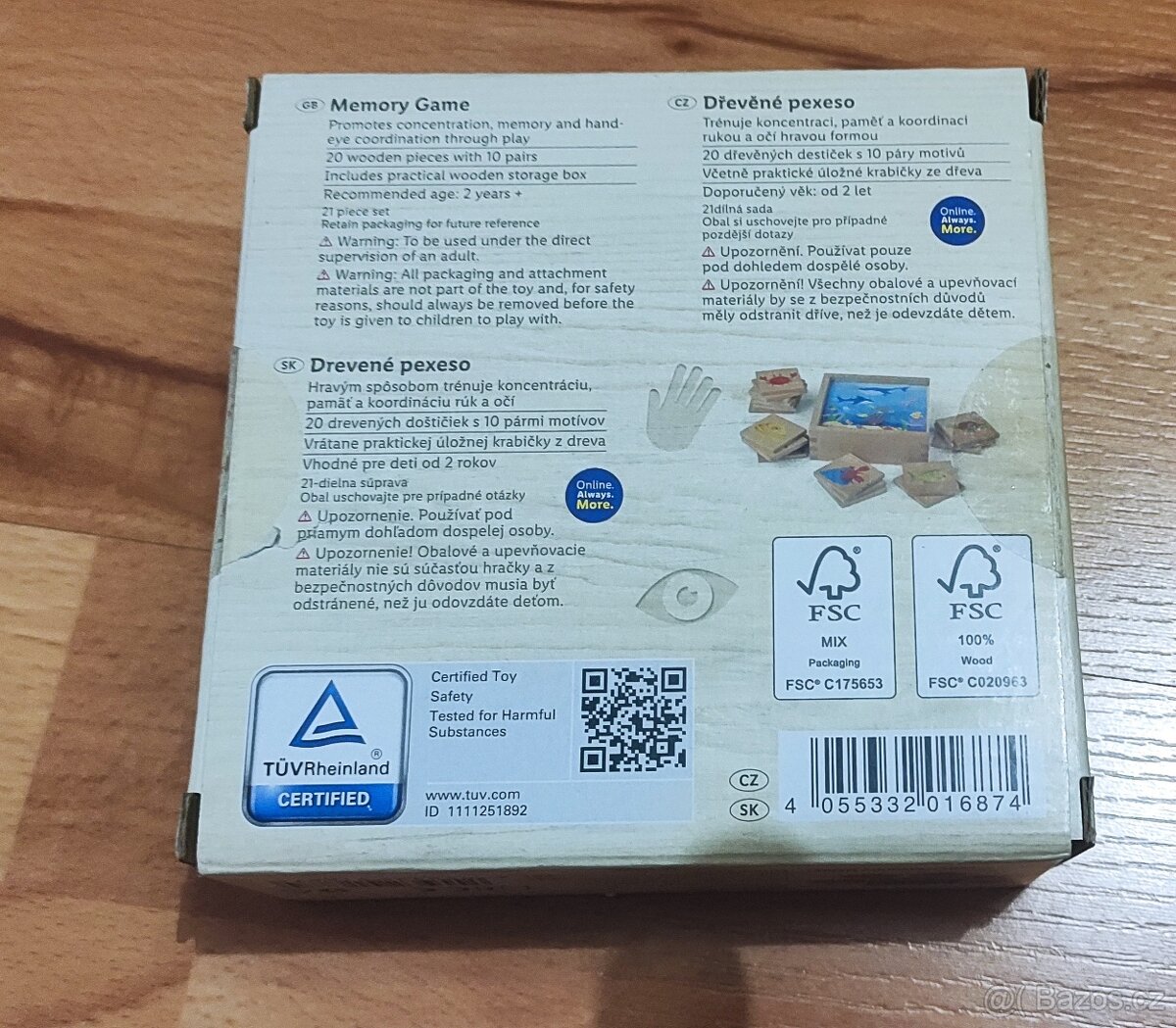 Dřevěné pexeso - 4