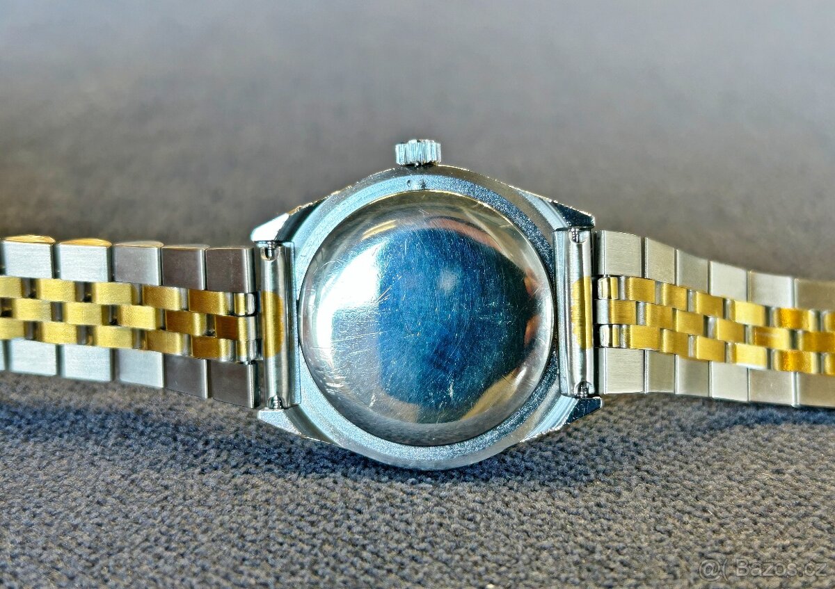 Československé Retro Vintage hodinky PRIM Ala Rolex Zelené - 4