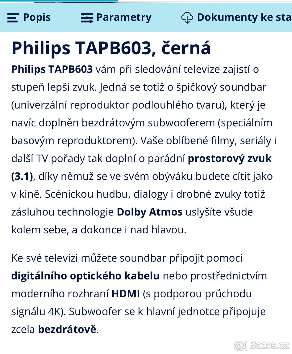 Soundbar Philips - 4