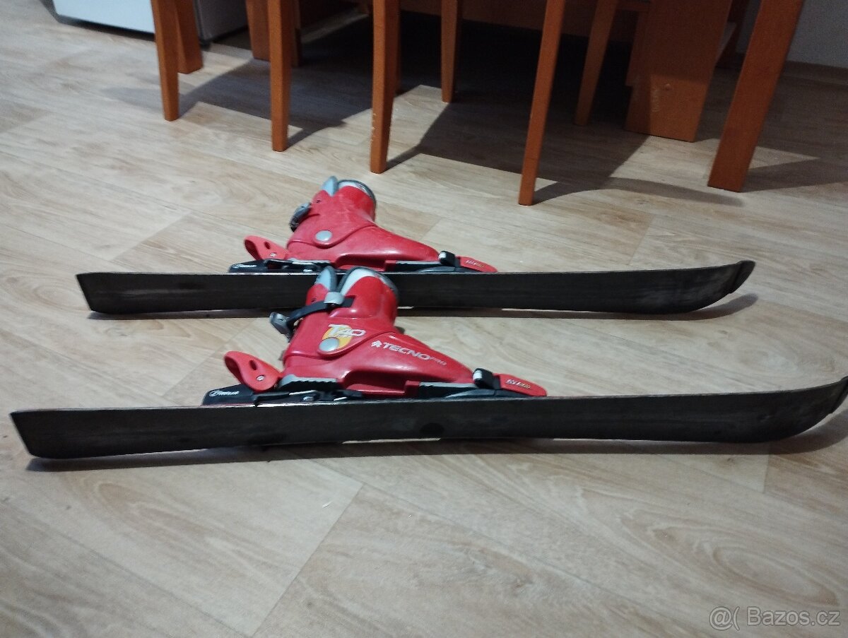 Dětské lyže 100cm s botami - 4