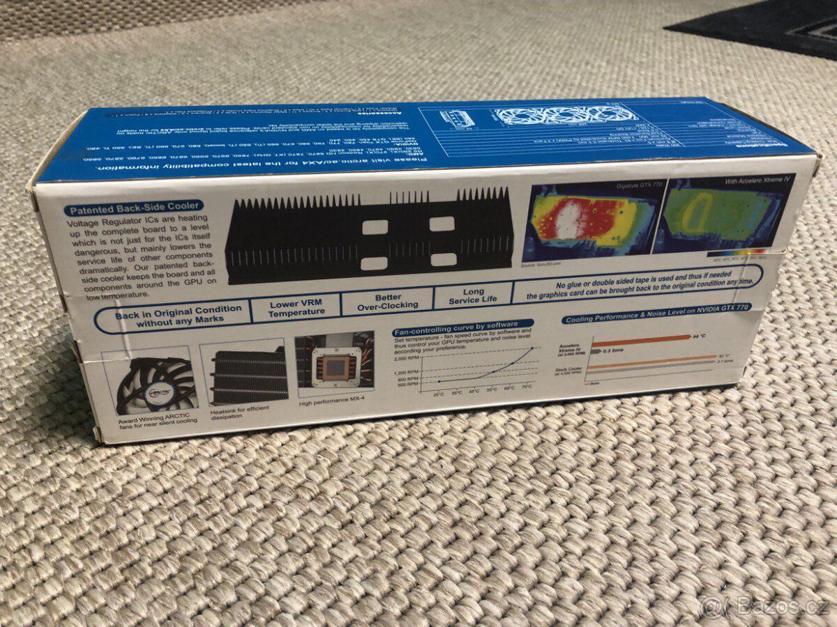 Grafická karta EVGA GTX660ti Pcie+ Arctic Accelero Xtreme IV - 4