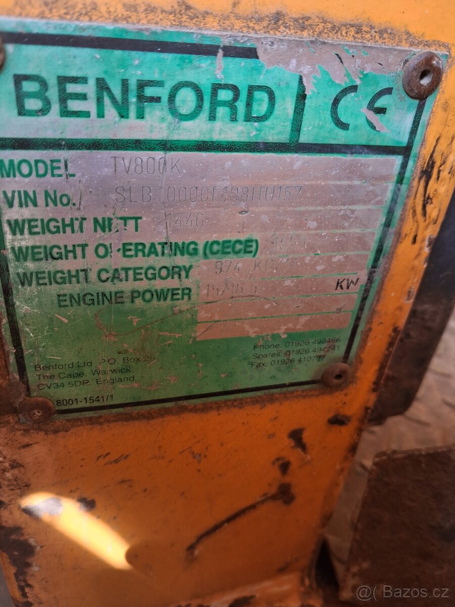 Vibrační válec Benford TV800K - 4