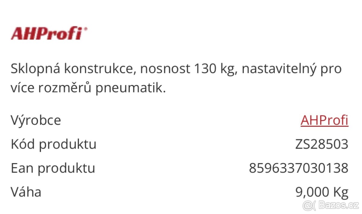 Držák na pneumatiky - 4
