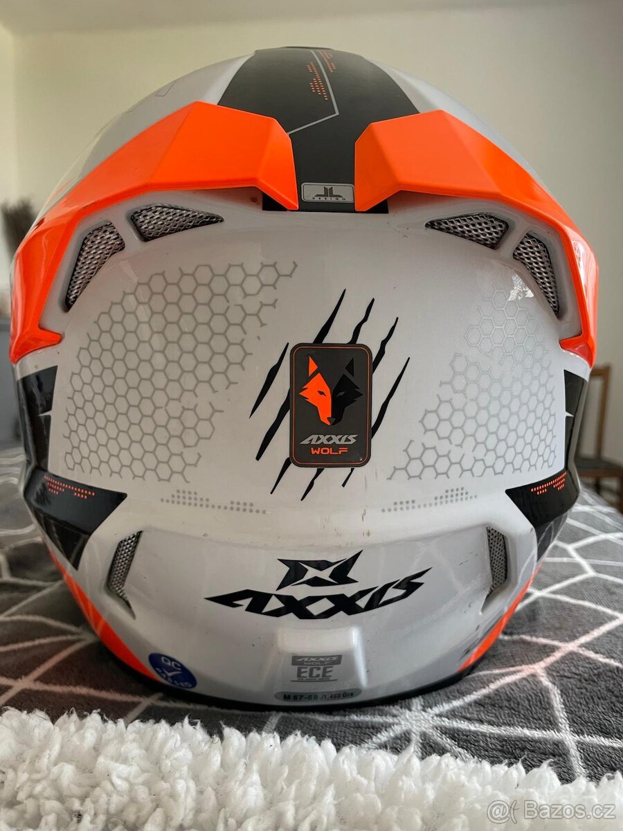 Motocross helma Axxis Wolf