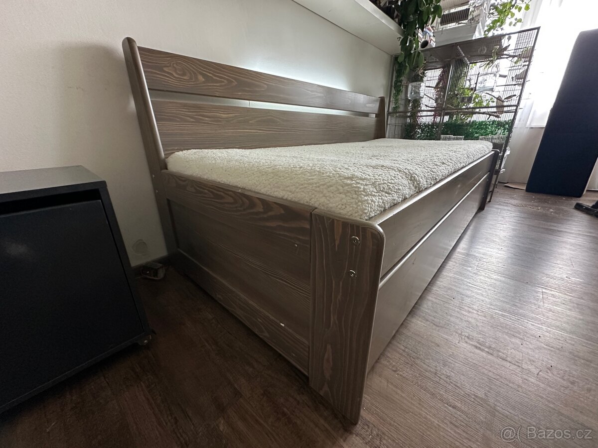 Rozkládací postel z masivu - 4
