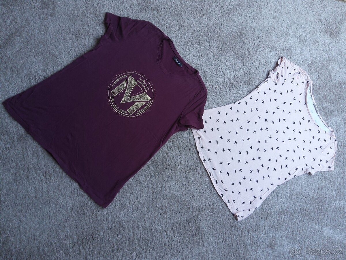 Set bavlněných triček s krátkým rukávem - 4