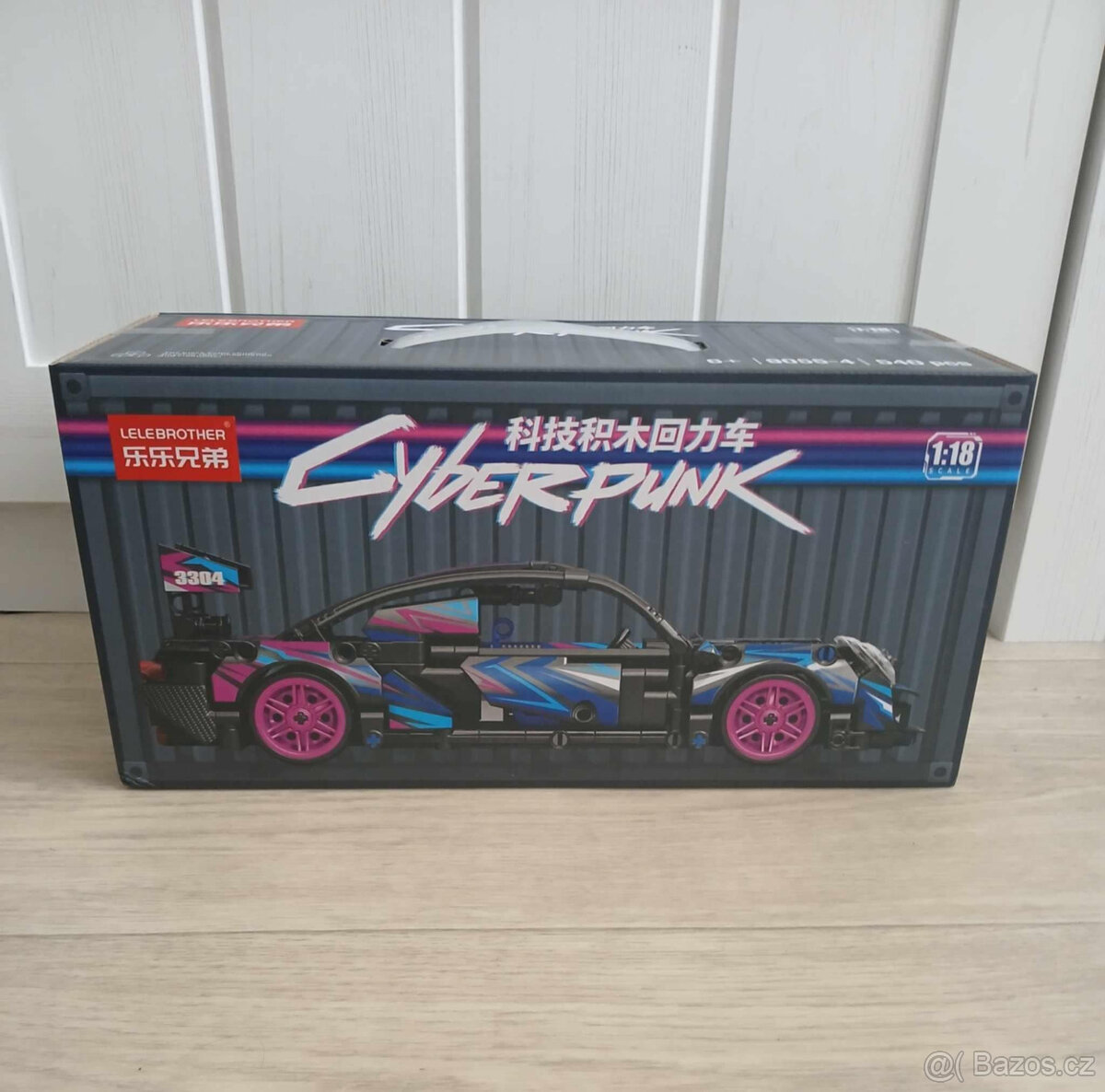 NOVÁ stavebnice porsche závodní auto 540 dílků,delka 27,5 cm - 4