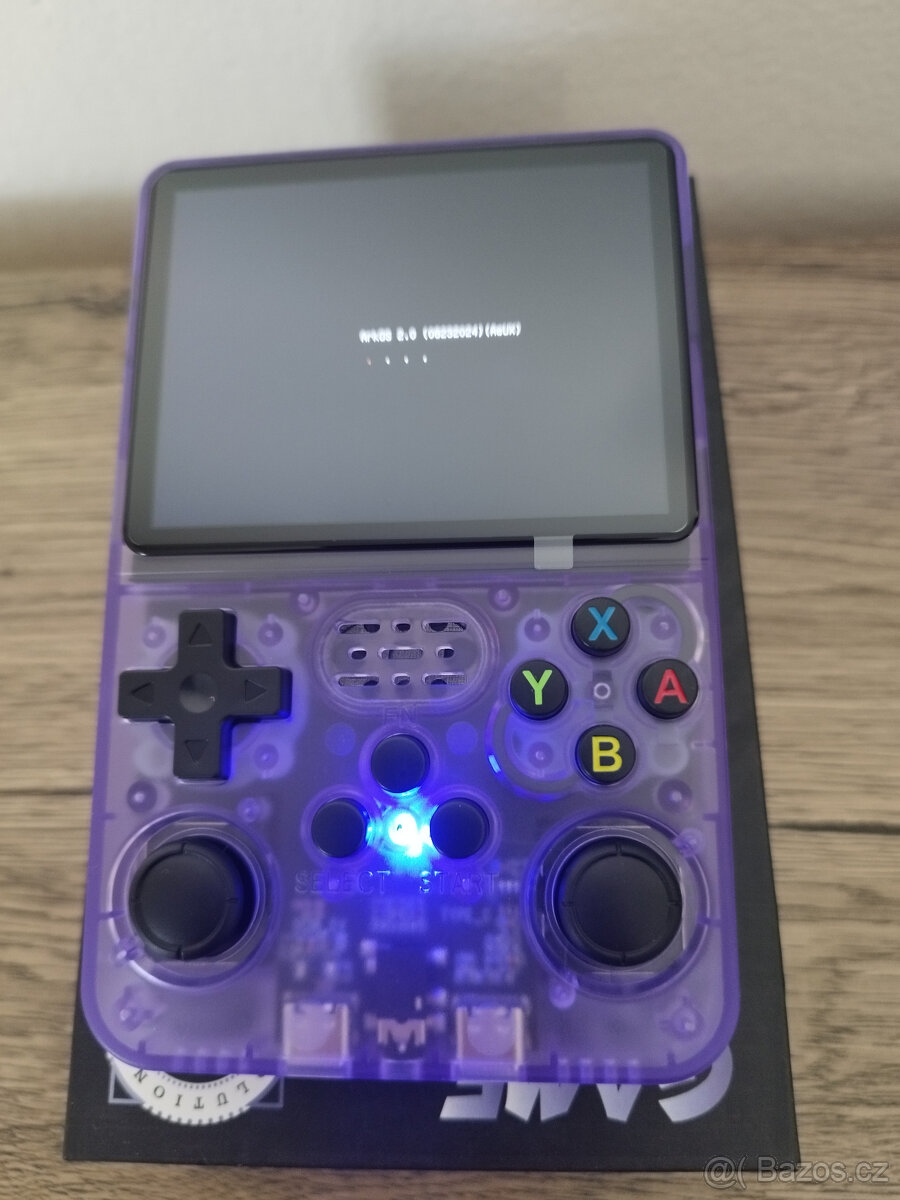 Handheld konzole R36S (verze ArkOS 2.0) +15000 her Fialová - 4