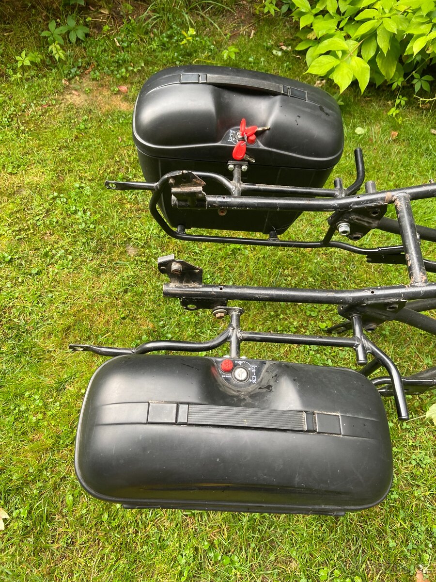 jawa 350/640/ Tramp/639 Chopper nosiče vč. kufru 2ks - 4
