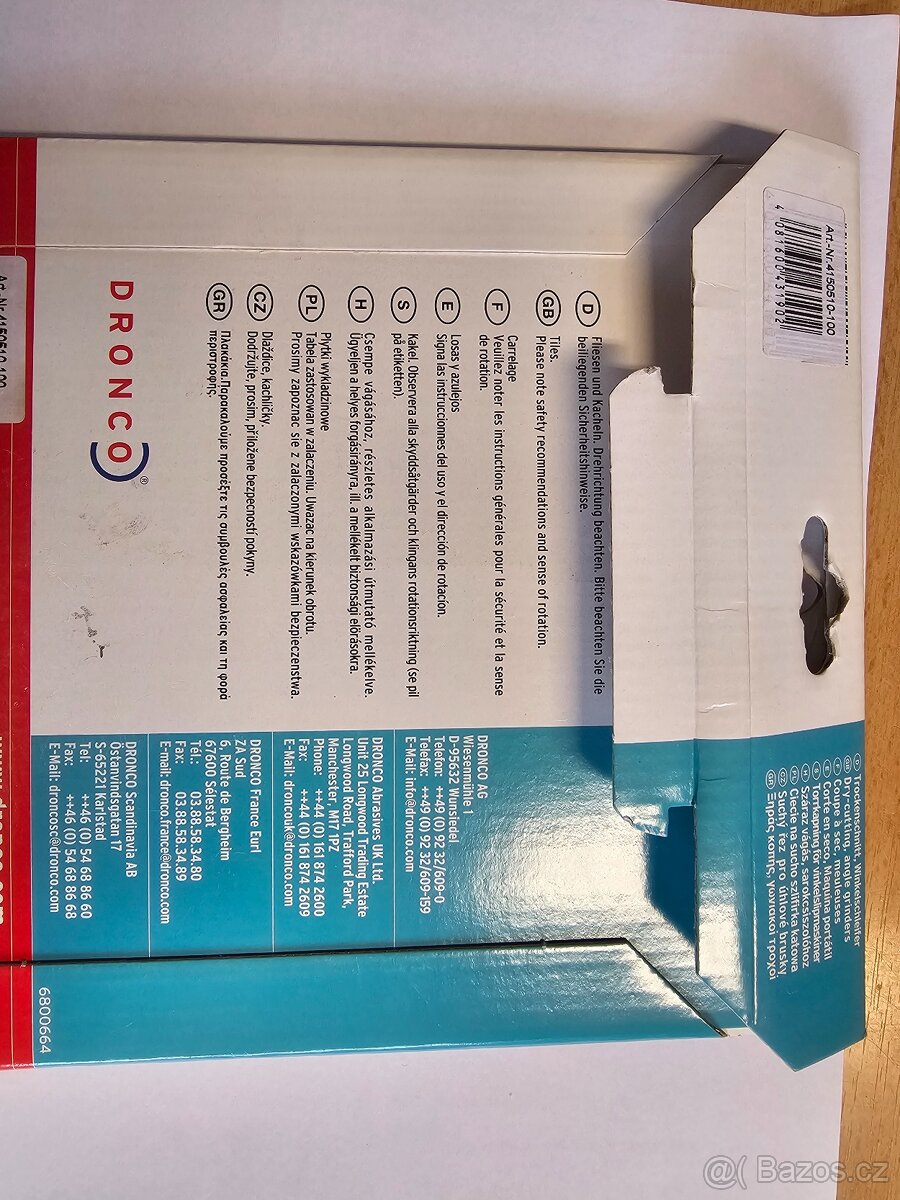 Kotouč na řezání obkladů 150mm do brusky - 4