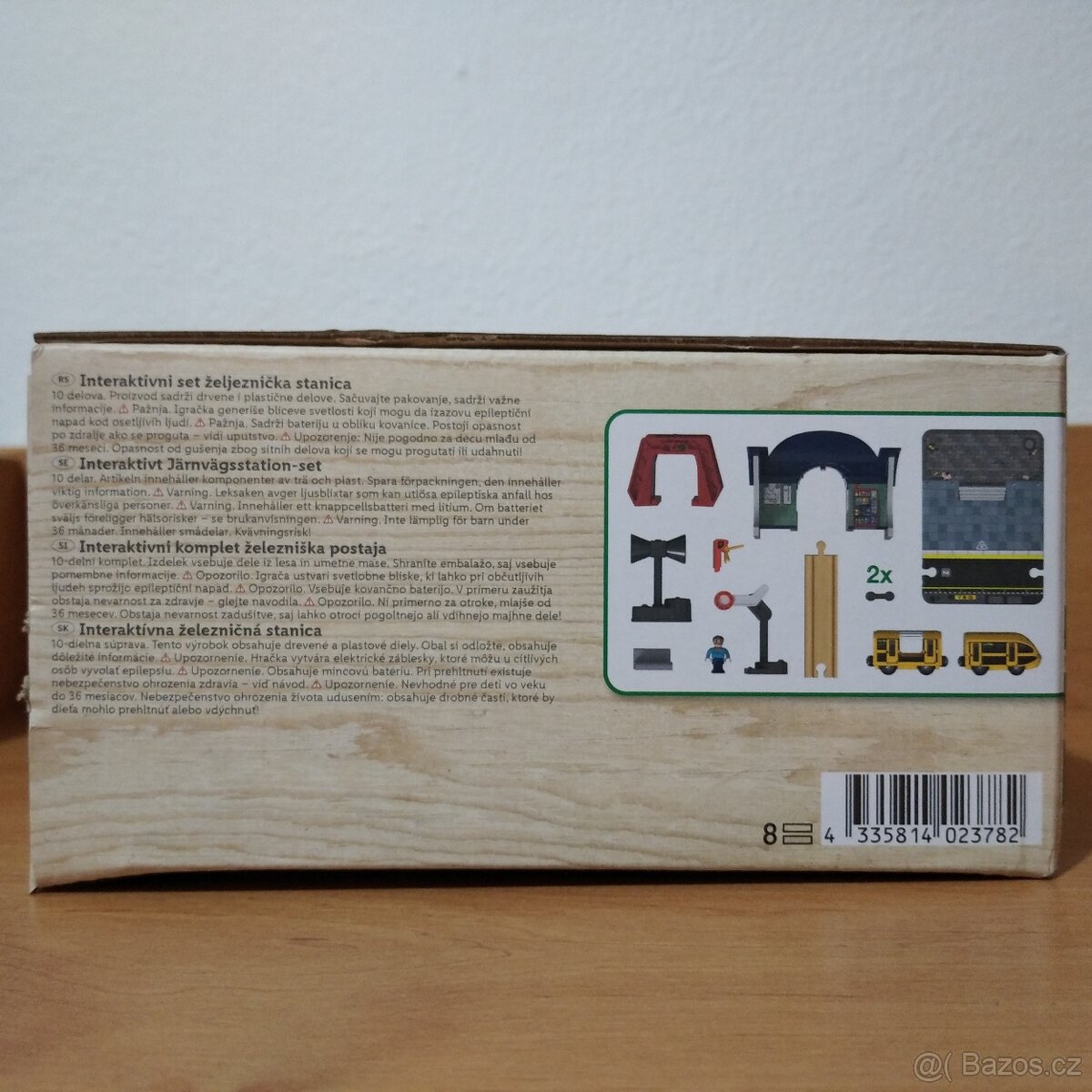 Playtive Dřevěná železnice Nádraží NOVÉ - 4