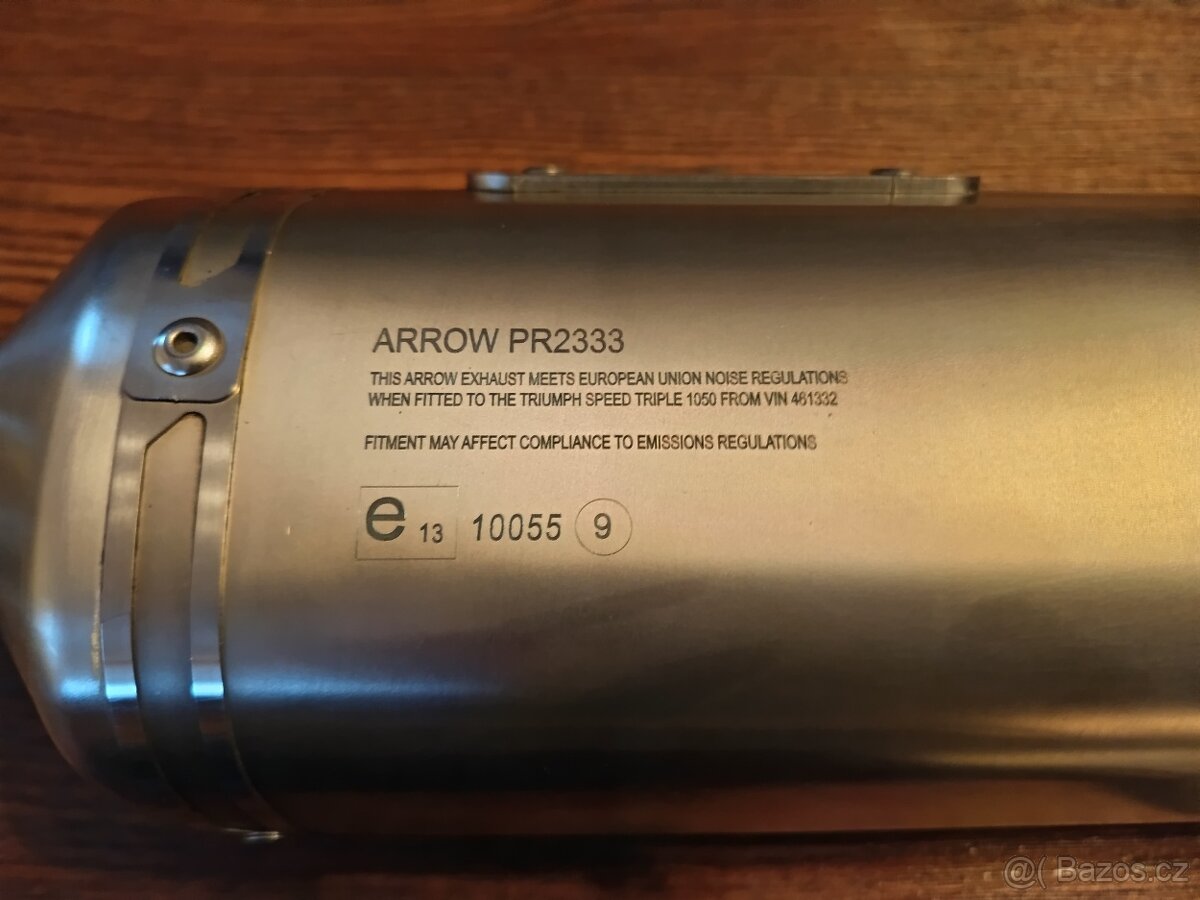 Výfuky Arrow Triumph Speed Triple - 4