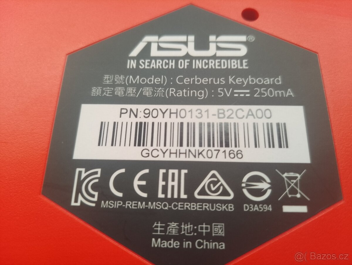Prodám herní set ASUS - 4