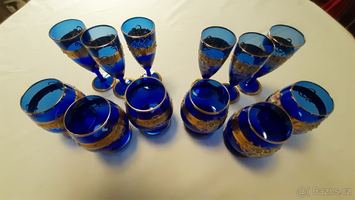 Prodám zdobené skleničky Nový Bor - 4