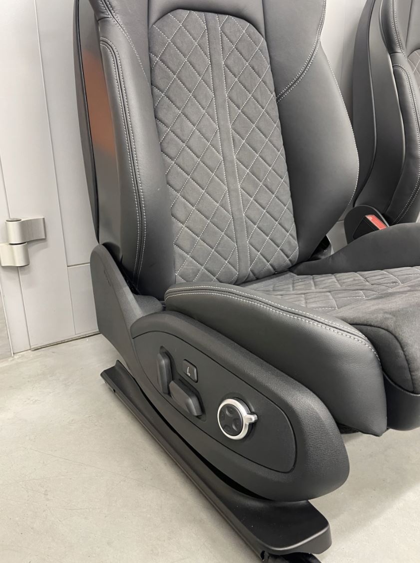 Sedačky a bočnice Audi A5/S5/RS5 Coupe Alcantara vyhřívání - 4