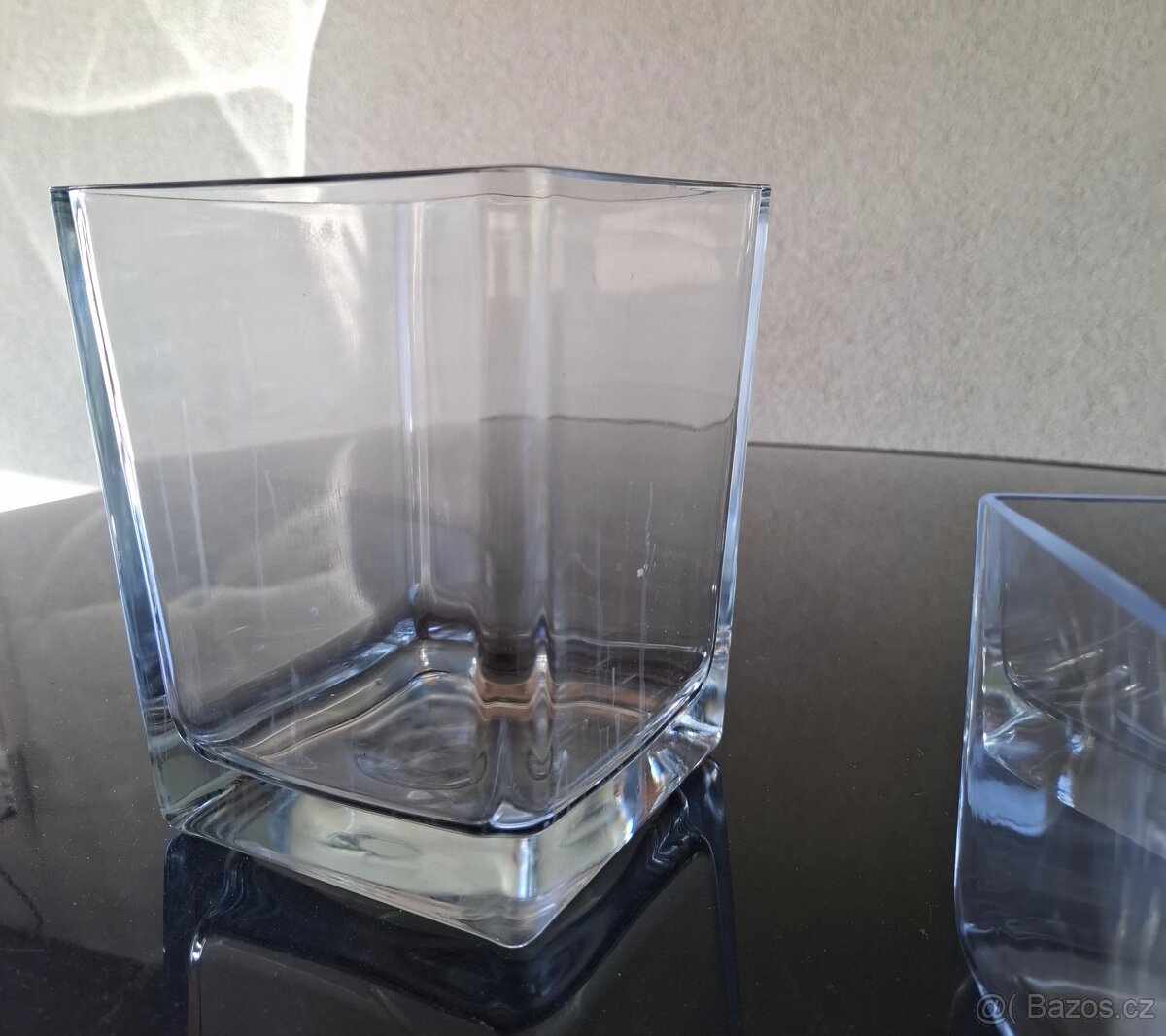 2x skleněné nádoby - 4