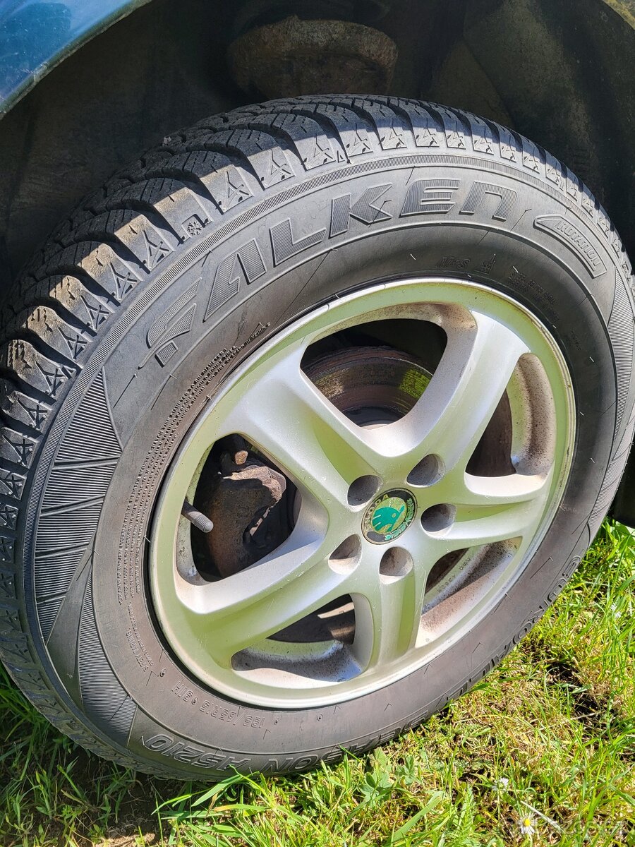 Alu originál disky škoda 15",rozteč 5x100 - 4