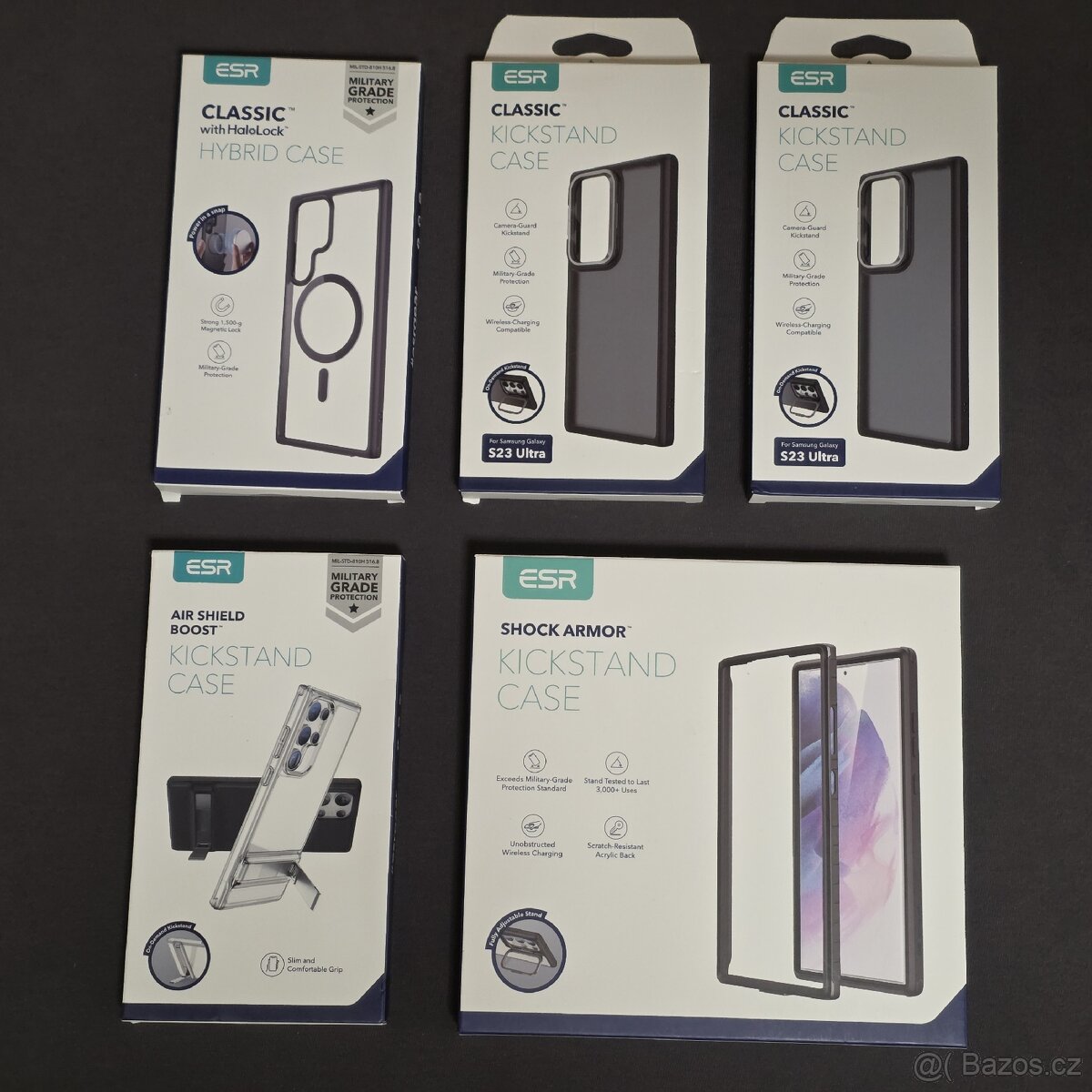 Kryty, folie a ochrany fotoaparátů na Galaxy S23 Ultra - 4