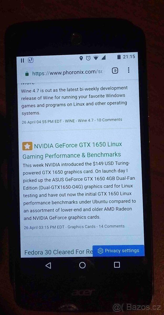 Acer Liquid Zest Blue 4G Dual SIM - 4