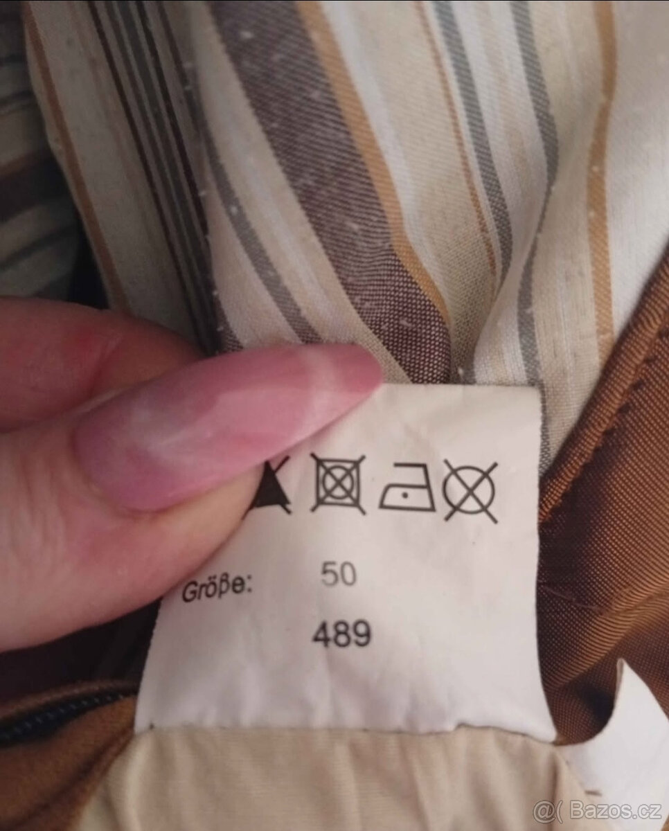 Pánský kabátek Walbusch Ultraskin, vel.50 - 4