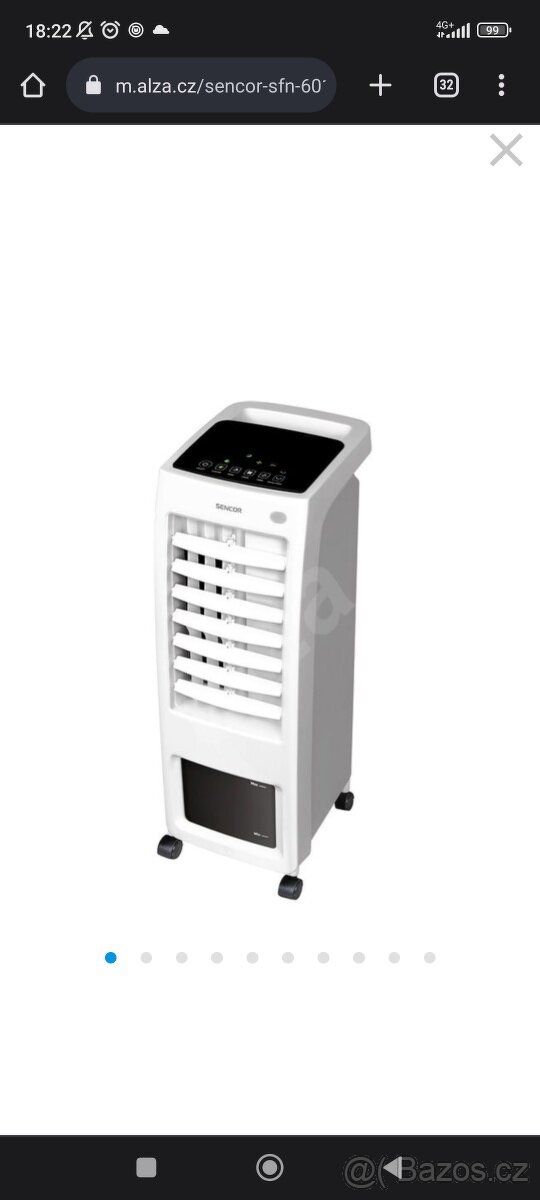 SENCOR SFN 6011WH ochlazovač vzduchu - 4