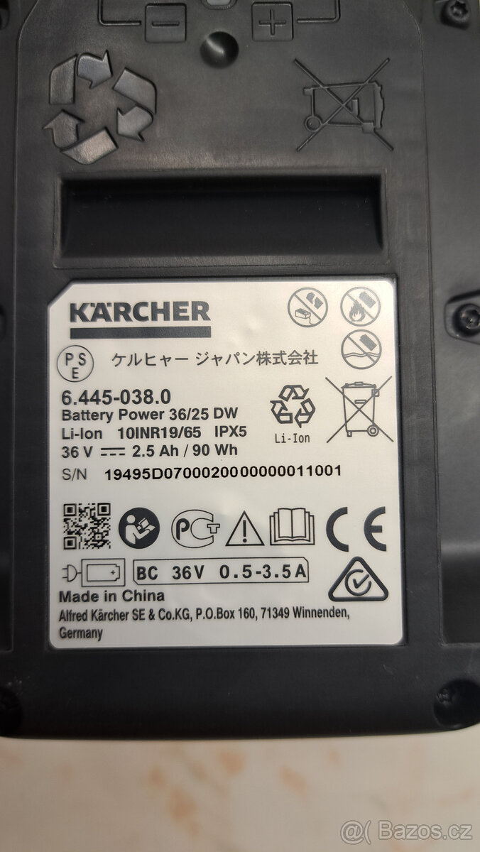 Kärcher Baterie 36V / 2,5Ah - 4