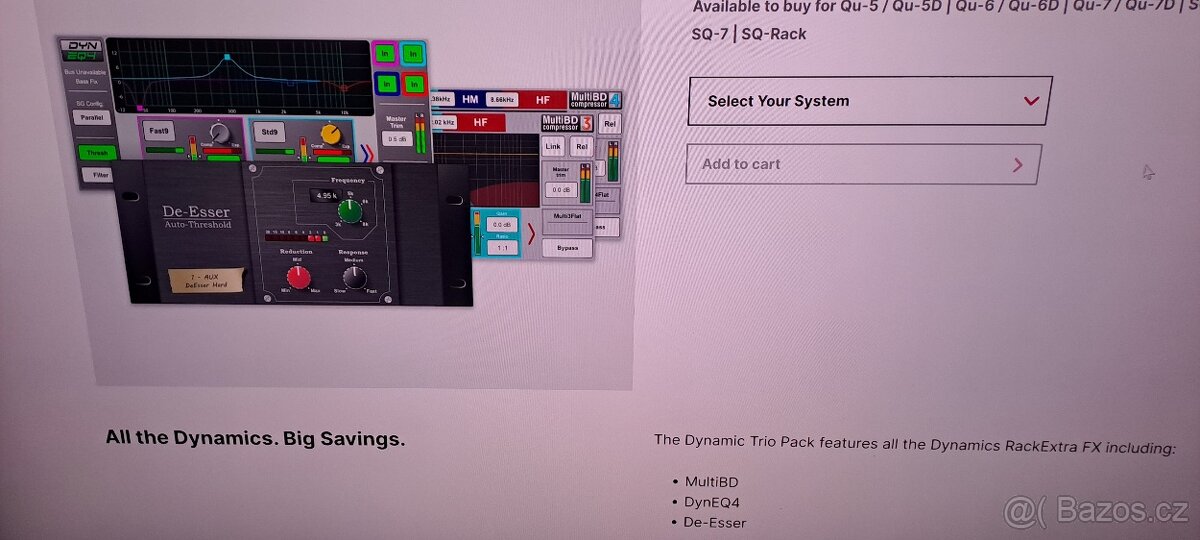 Prodám Allen & Heath SQ7 + dLive pluginy - 4