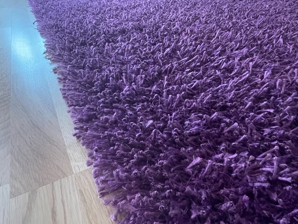 Kusový koberec fialový - 4