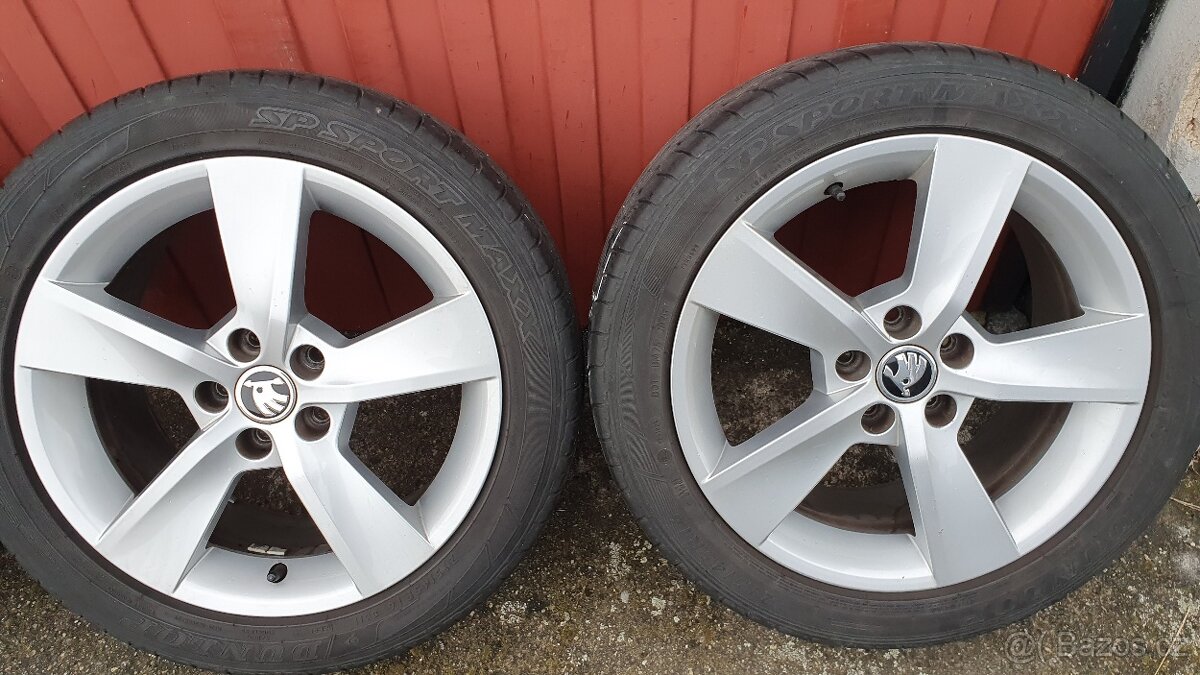 16" Škoda 5x112 top pneu - 4