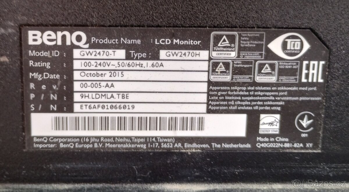 Velký Benq 24" monitor - 4