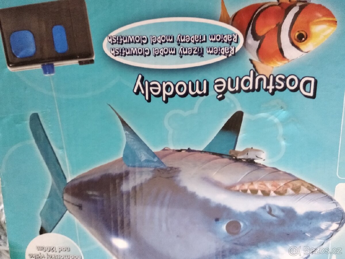 Ovladačem řízený velký žralok originál zabalené - 4