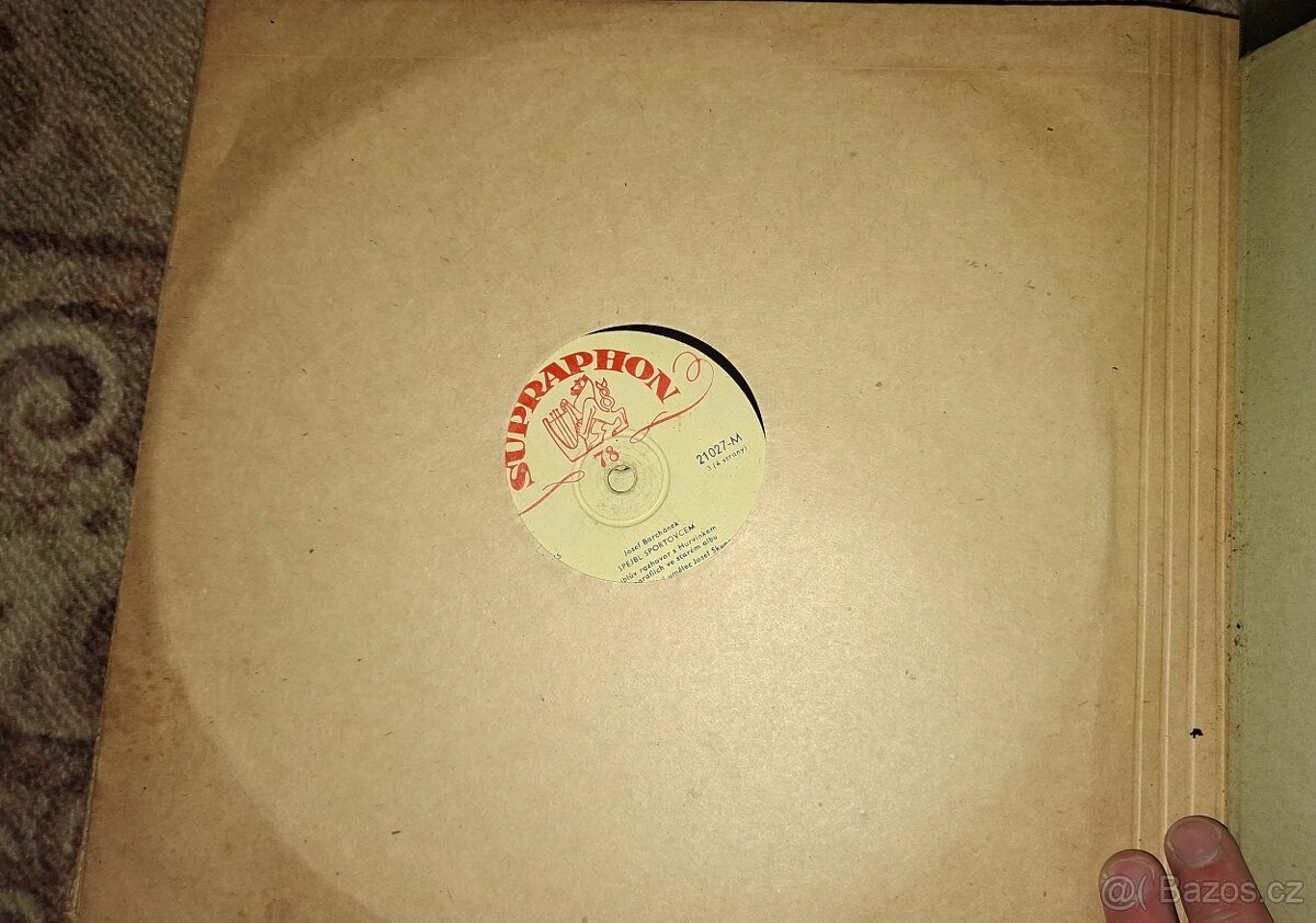 Šelakové gramofonové desky - Spejbl a Hurvínek - 25cm - 4