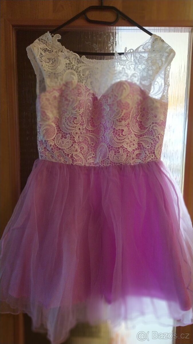 Slavnostní šaty s krajkou vel 40 - 4