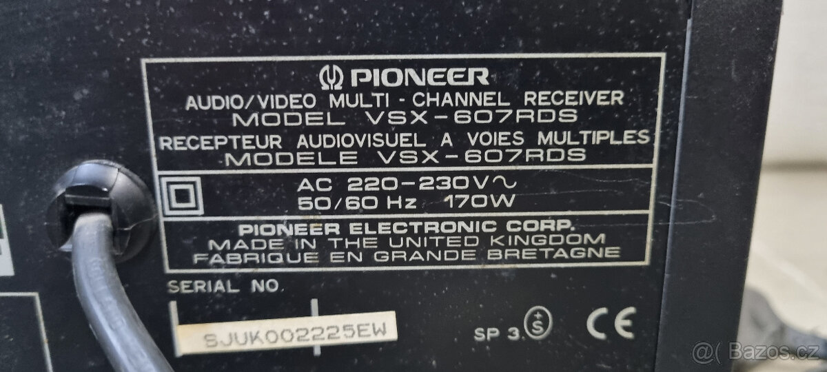 Zesilovač Pioneer VSX-607 RDS - 4