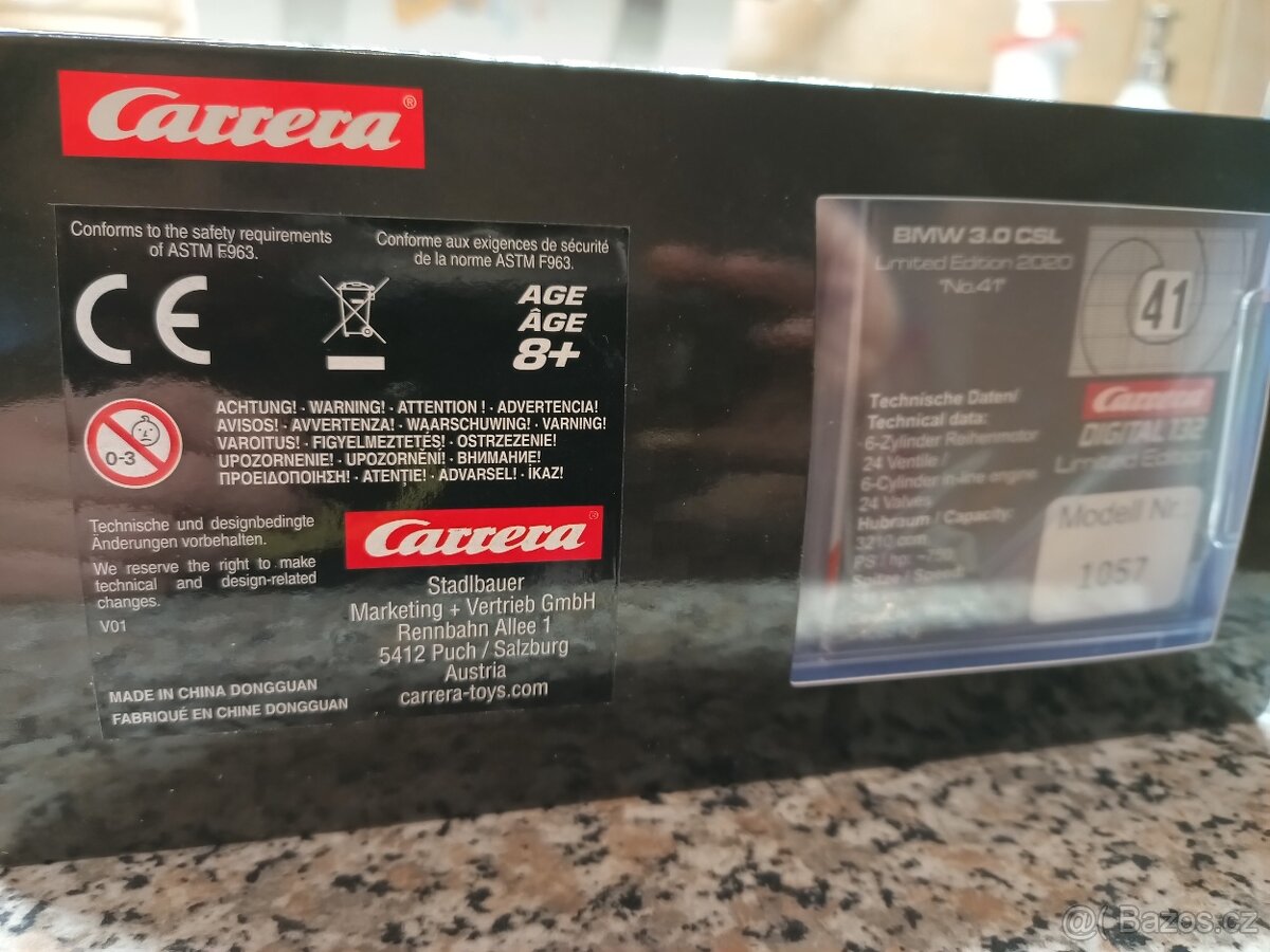 Prodám vyměním nové autíčko Carrera BMW 3,5 CSL LIMITED - 4