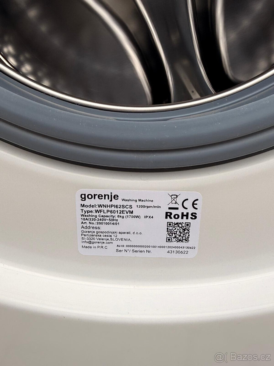 Prodám pračku GORENJE 40cm hloubka - 4