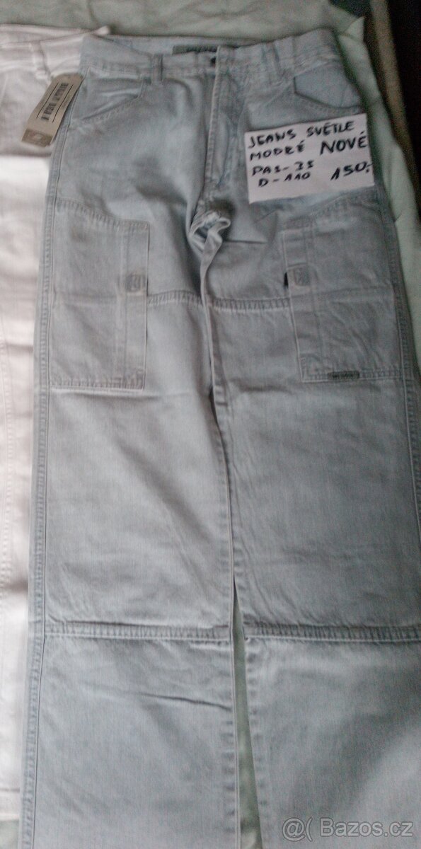 JEANS "Ž" NOVÉ +LETNÍ - 4