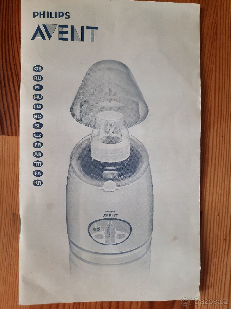 Avent ohřívač mléka a příkrmů - 4