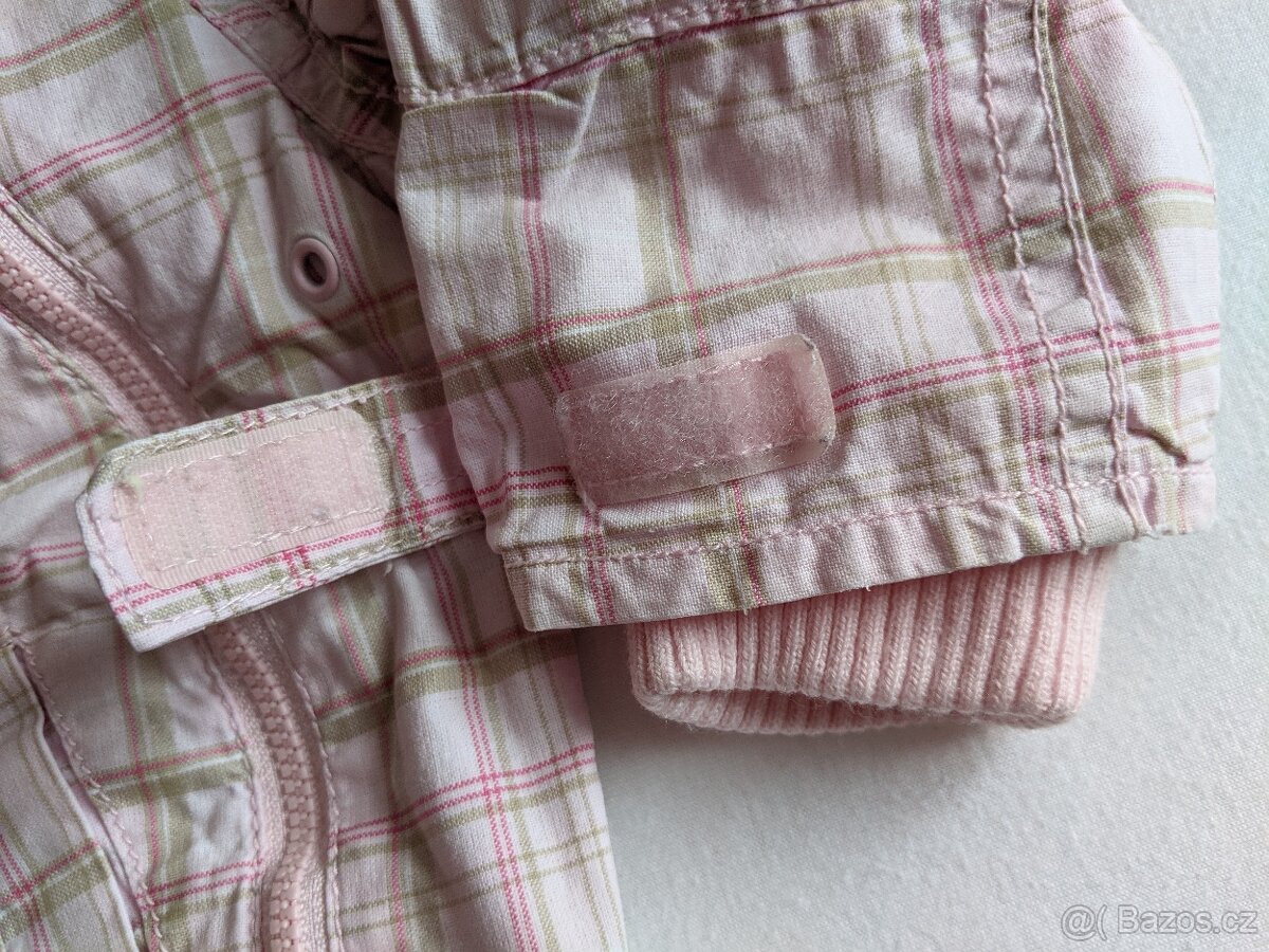 Růžová bundička H&M vel. 86 - 4