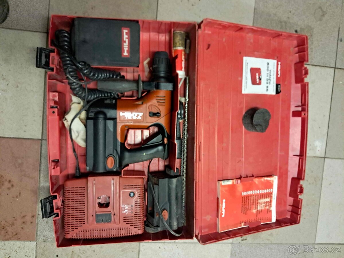 Aku vrtatčka HILTI TE6 - A, příklepová,s příslušenstvím - 4