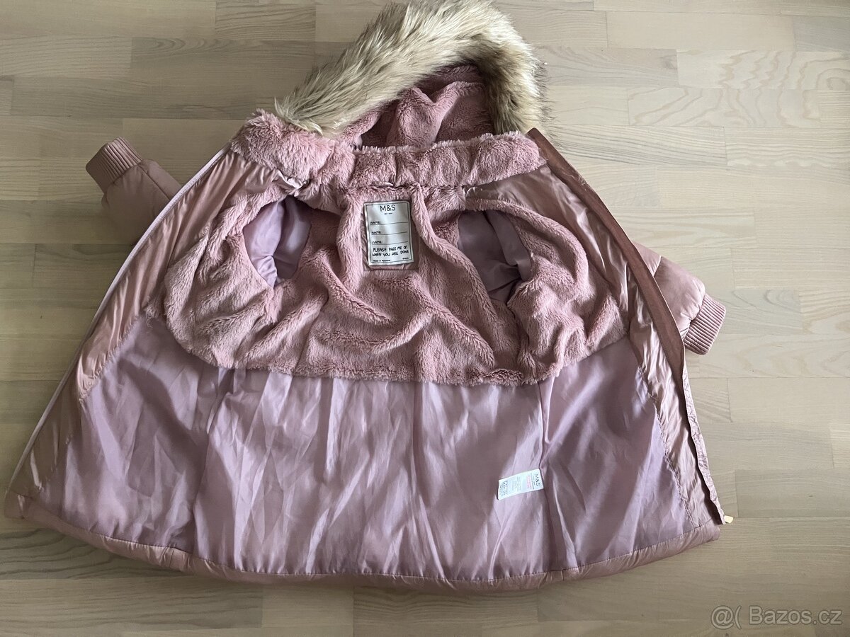 Dětská zimní bunda M&S vel. 116 - 4