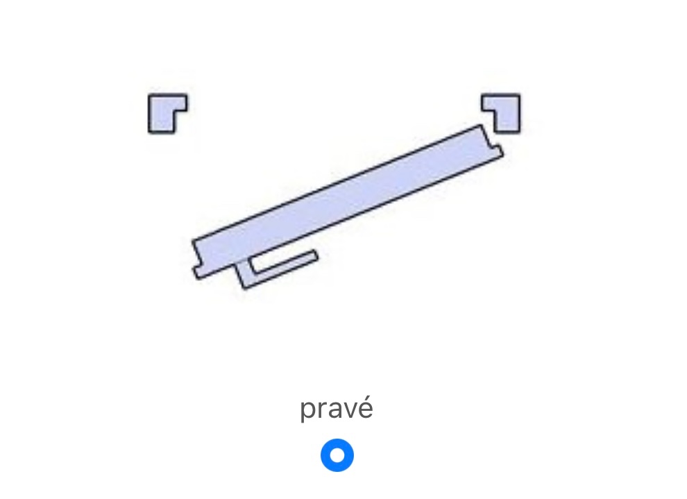Obložka kovové zárubně OKZ - 4