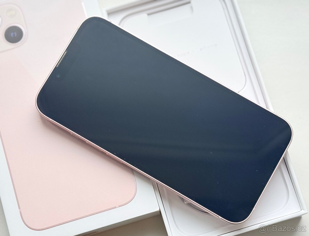 iPhone 13 Pink BATERIE 100% TOP - 4